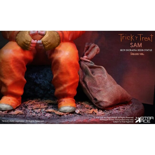 Trick R Treat Diorama Resin Statue Sam DX 18 cm