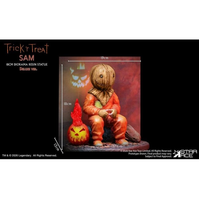 Trick R Treat Diorama Resin Statue Sam DX 18 cm