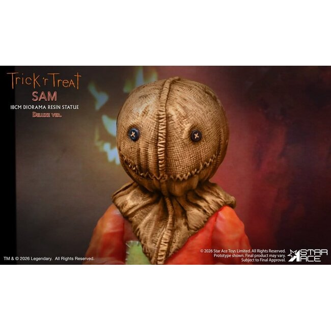 Trick R Treat Diorama Resin Statue Sam DX 18 cm