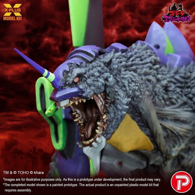 Godzilla vs. Evangelion Plastikmodellbausatz Evangelion Test Typ-01 „G“ Erwachte Form 20 cm