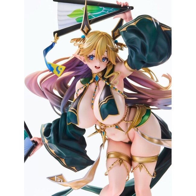 Originale Elfen-Dorf-Serie, PVC-Figur 1/6, 20. Jubiläum, Dorfbewohner Baila, Antennenladen, limitierte Auflage, 26 cm
