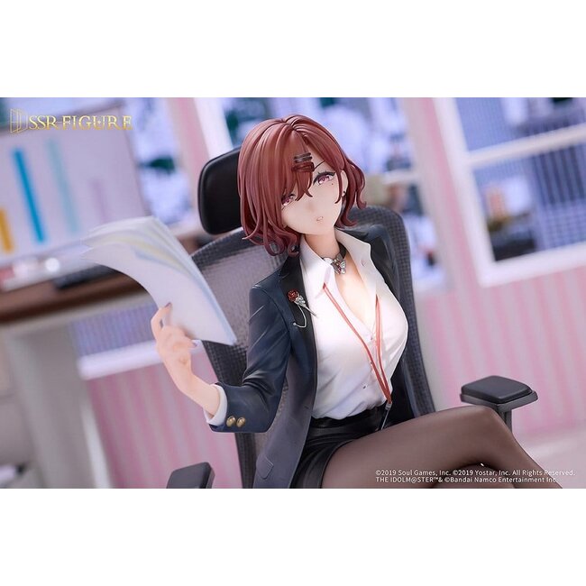 The Idolmaster Shiny Colors x Mahjong Soul PVC Figure 1/7 Madoka Higuchi Effortless Work Ver. 21 cm