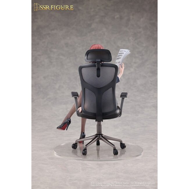 The Idolmaster Shiny Colors x Mahjong Soul PVC Figure 1/7 Madoka Higuchi Effortless Work Ver. 21 cm