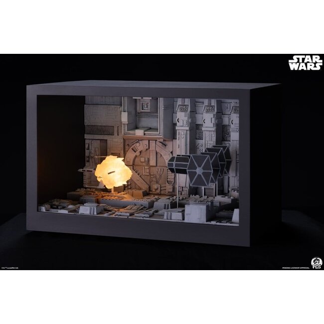 Star Wars Movie Moments Mini Scale Diorama Trench Run 23 cm