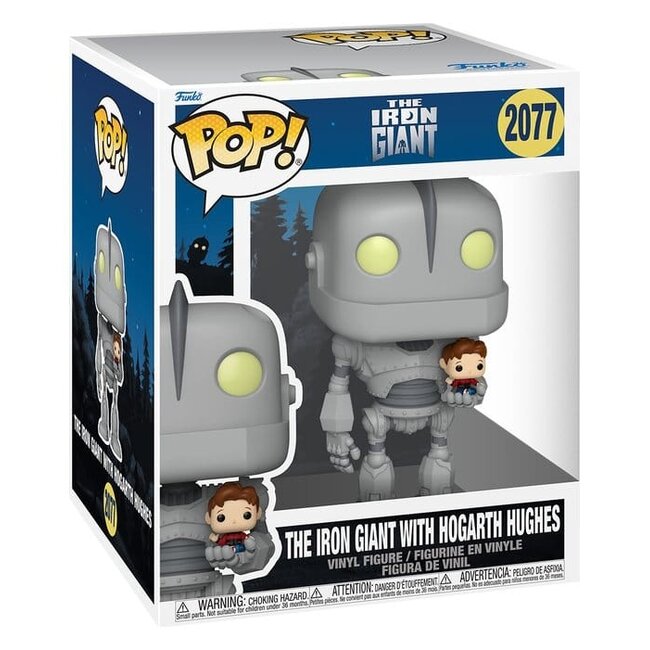 The Iron Giant Super Sized POP! Animation Vinyl Figure Iron Giant w/Hogarth 15 cm