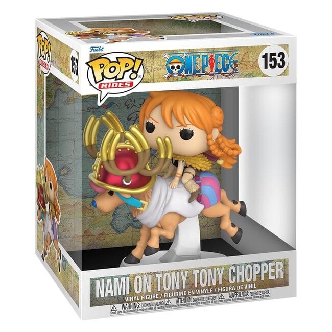 One Piece POP! Rides Deluxe Vinylfigur Nami & Chopper 15 cm
