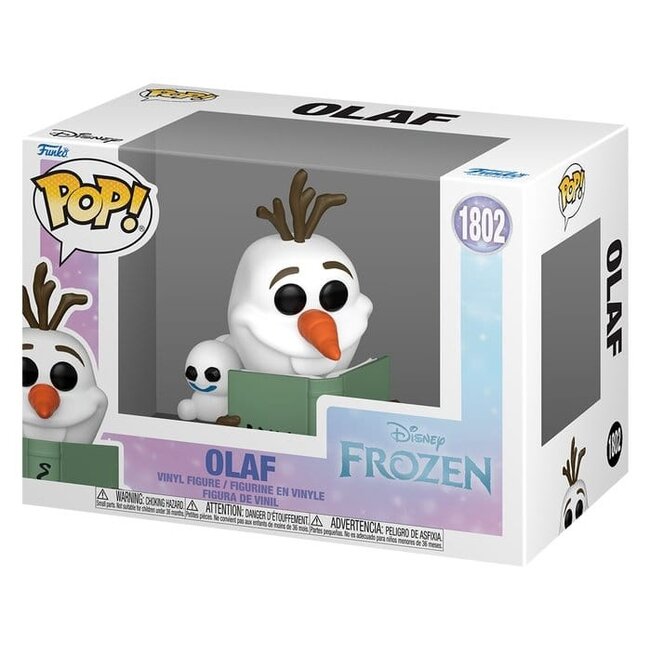 Frozen POP! Disney Vinylfigur Leser - Olaf mit Buch 9 cm