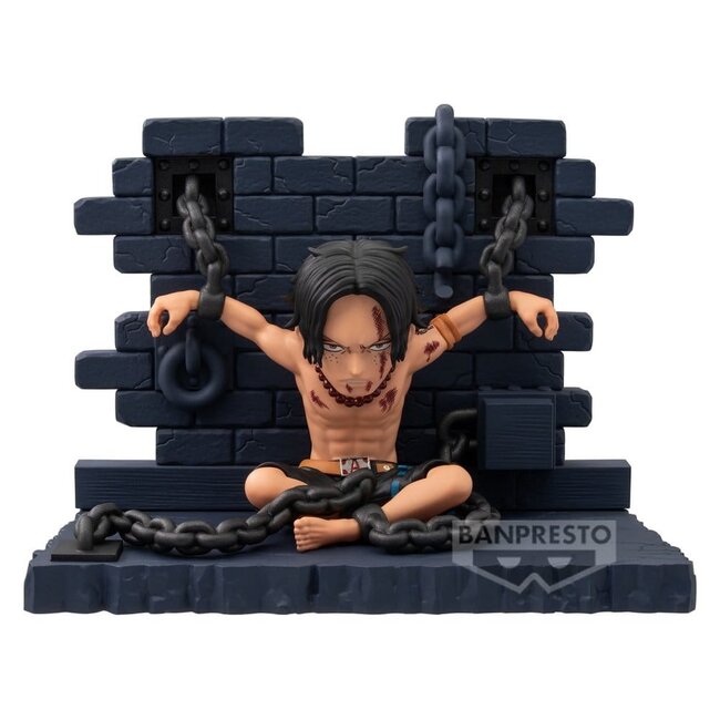 One Piece World Collectable Figure Mini Figure Portgas D. Ace (Impel Down) 8 cm