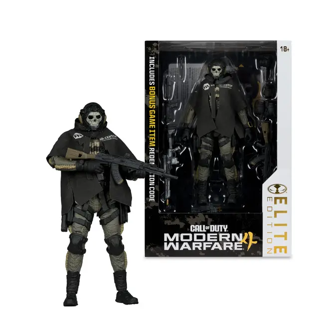 Elite Edition Ghost (Call of Duty: Modern Warfare 4) Actionfigur, 18 cm