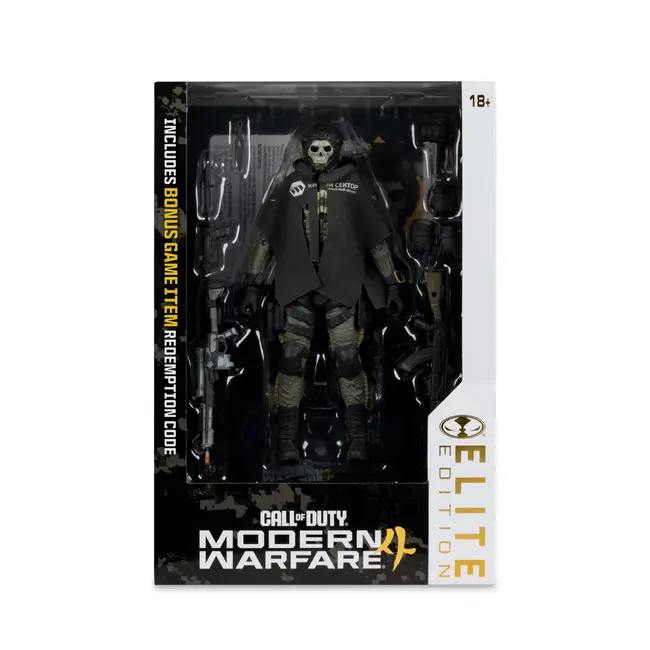 Elite Edition Ghost (Call of Duty: Modern Warfare 4) Actionfigur, 18 cm