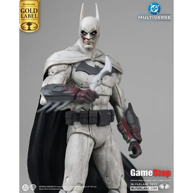 DC Multiverse Batman Arkham City (Bloody) (Gold Label) Action Figure 18cm