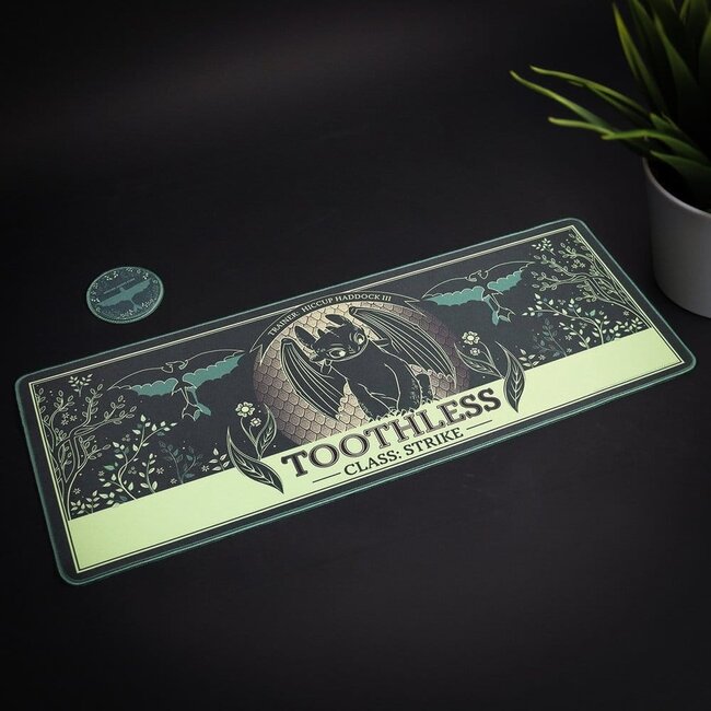 Schreibtischunterlage und Untersetzer-Set „Drachenzähmen leicht gemacht“