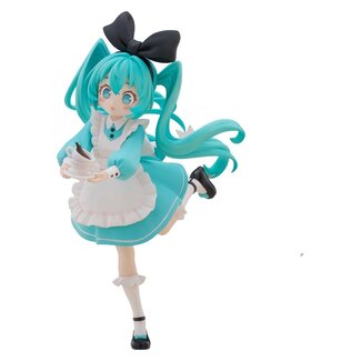 Furyu Hatsune Miku Desktop Fairy PVC Statue Hatsune Miku Wonderland Ver. 16 cm