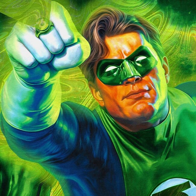DC Comics Kunstdruck Green Lantern 61 x 41 cm - ungerahmt