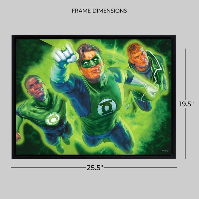 DC Comics Kunstdruck Green Lantern 61 x 41 cm - ungerahmt