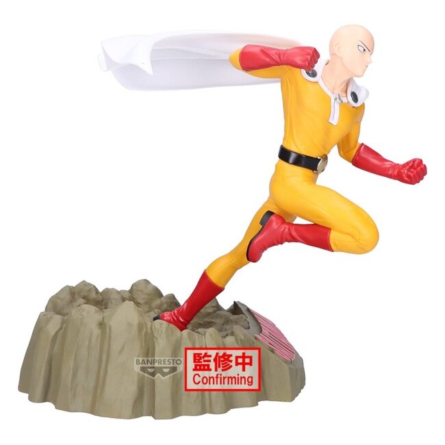 One Punch Man PVC Figure Saitama Crash Base Ver. 22 cm