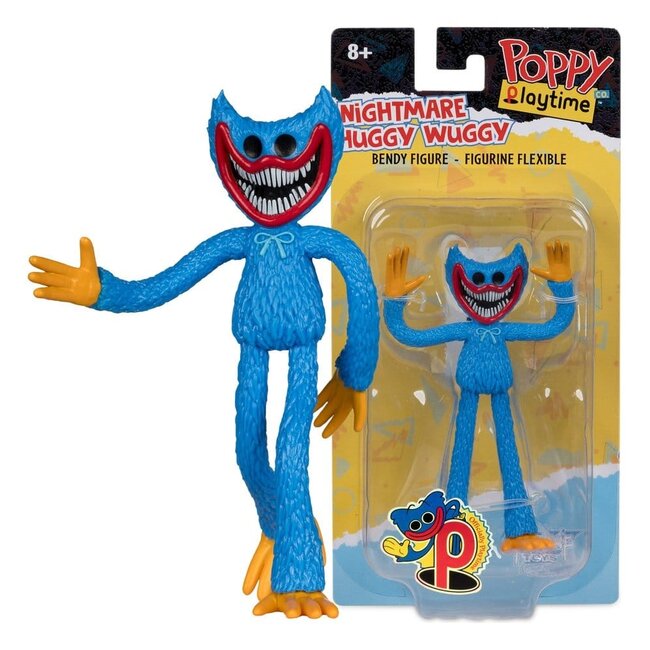 Poppy Playtime Biegsame Actionfigur Nightmare Huggy Wuggy 11 cm