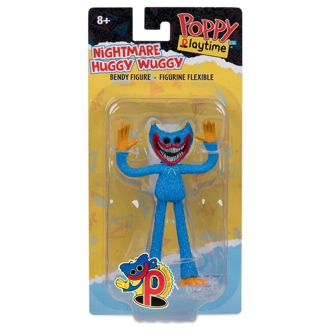 Poppy Playtime Bendables Action Figure Nightmare Huggy Wuggy 11 cm