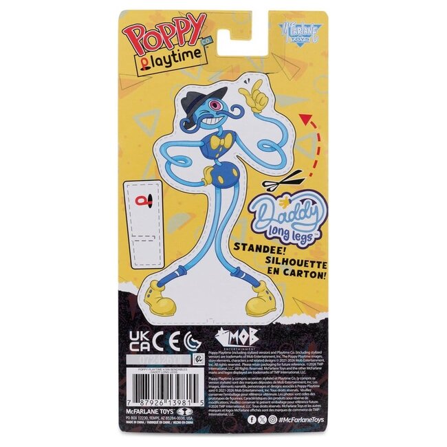 Poppy Playtime Bendables Action Figure Daddy Long Legs 11 cm