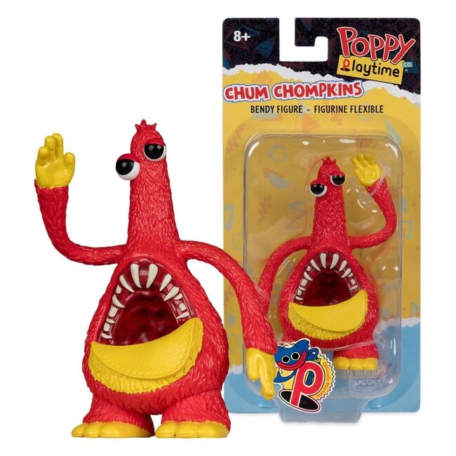 Poppy Playtime Biegsame Actionfigur Chum Chompkins 11 cm
