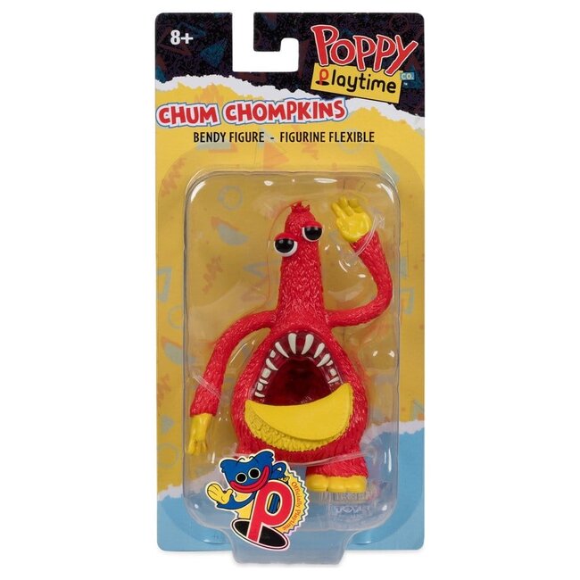Poppy Playtime Bendables Action Figure Chum Chompkins 11 cm