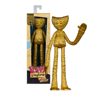 McFarlane Toys Poppy Playtime Biegsame Actionfigur Huggy Wuggy (Gold) 31 cm