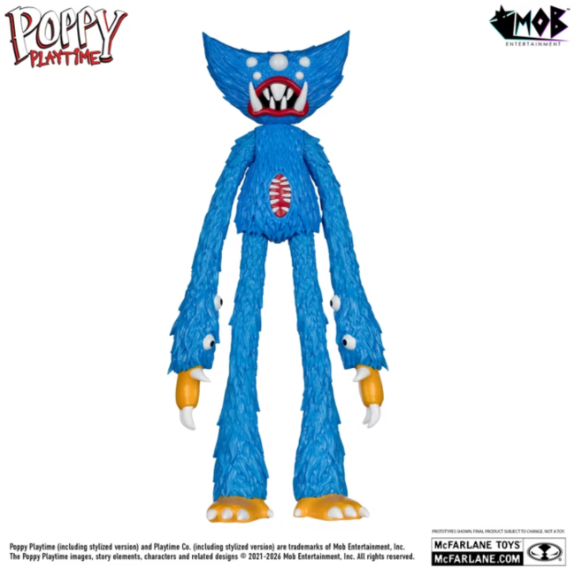 Poppy Playtime Bendables Action Figure Killy Willy Blue (Gold Label) 31 cm
