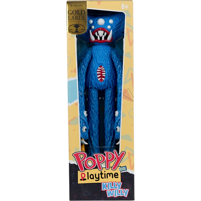 Poppy Playtime Bendables Action Figure Killy Willy Blue (Gold Label) 31 cm