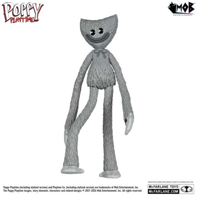 Poppy Playtime Bendables Action Figure Kissy Missy (Black & White) Gold Label 30 cm