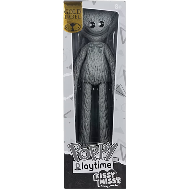 Poppy Playtime Bendables Action Figure Kissy Missy (Black & White) Gold Label 30 cm