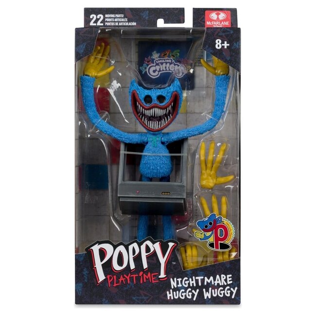 Poppy Playtime Actionfigur Nightmare Huggy 18 cm