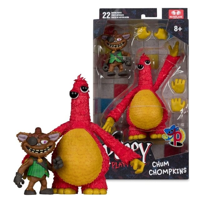 Poppy Playtime Action Figure Chum Chompkins 18 cm