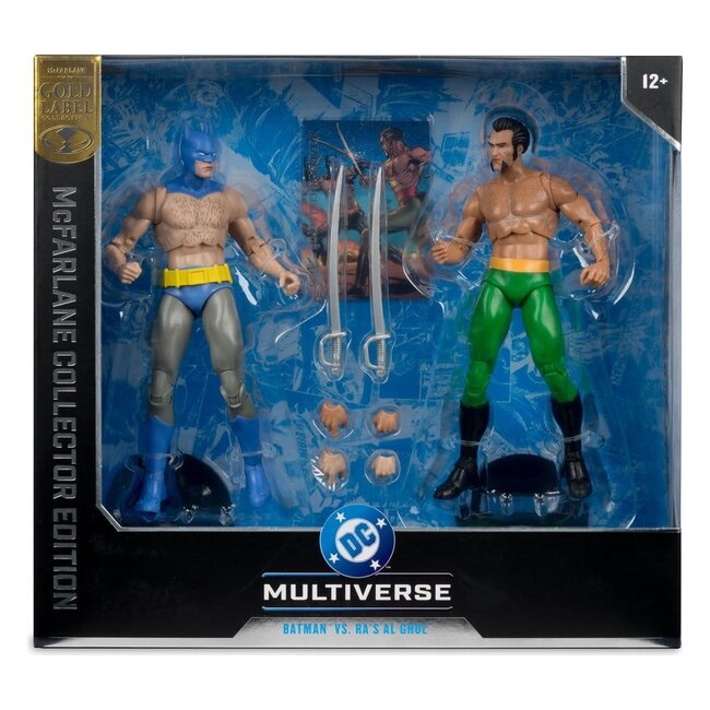 DC Multiverse McFarlane Elite Edition Action Figure 2-Pack Batman vs Ra's al Ghul (Batman #244) (Gold Label) 18 cm