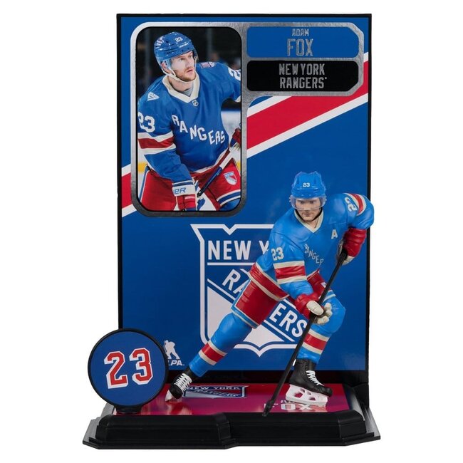 NHL McFarlane SportsPicks Actionfigur Adam Fox (New York Rangers Centennial) 18 cm