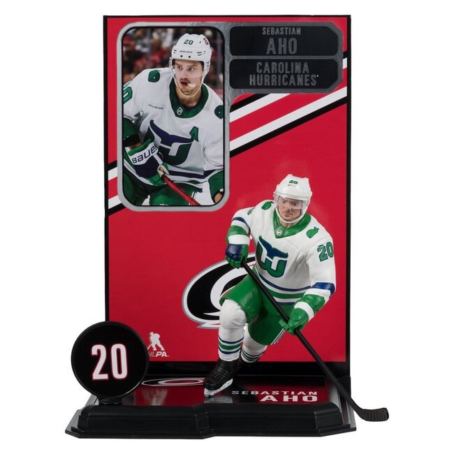 NHL McFarlane SportsPicks Actionfigur Sebastian Aho (Hartford Whalers Retro) 18 cm