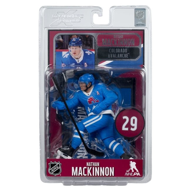 NHL McFarlane SportsPicks Actionfigur Nathan MacKinnon (Quebec Nordiques Retro) 18 cm