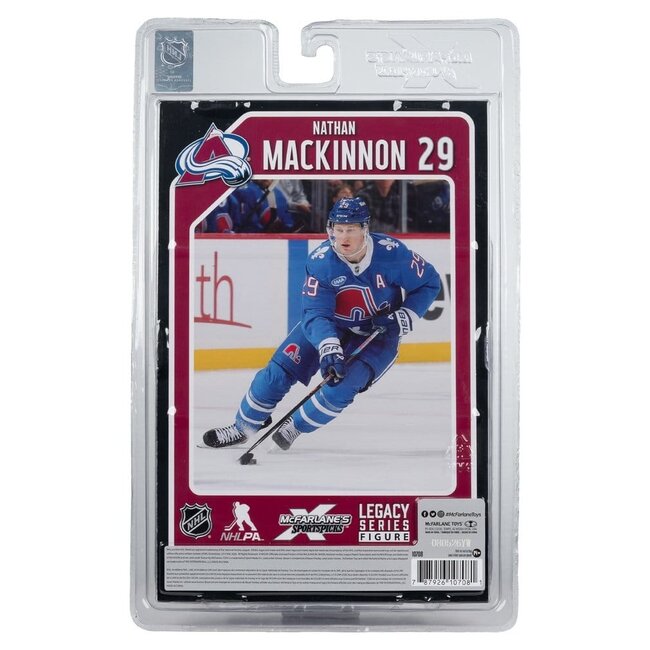 NHL McFarlane SportsPicks Actionfigur Nathan MacKinnon (Quebec Nordiques Retro) 18 cm