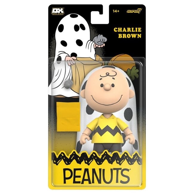 Peanuts Deluxe Wave 01 Action Figure Charlie Brown (with Ghost Sheet) 18 cm