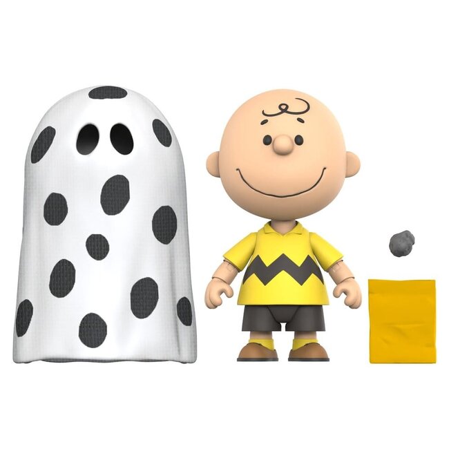 Peanuts Deluxe Wave 01 Actionfigur Charlie Brown (mit Geisterlaken) 18 cm