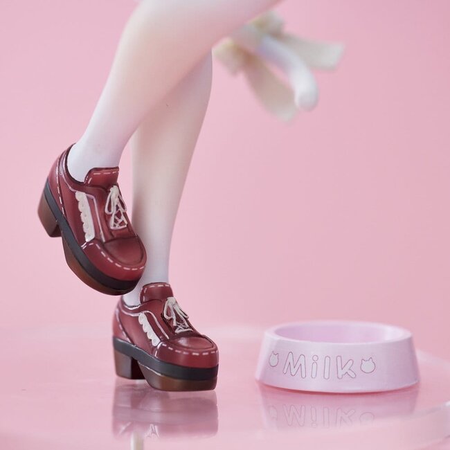 Super Sonico PVC-Figur Weiße Katze (Neuauflage) 27 cm
