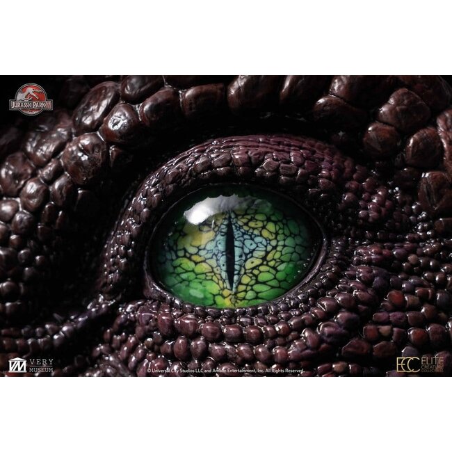 Jurassic Park III Replika-Büste Spinosaurus-Augenrequisite (Reproduktion) 39 cm