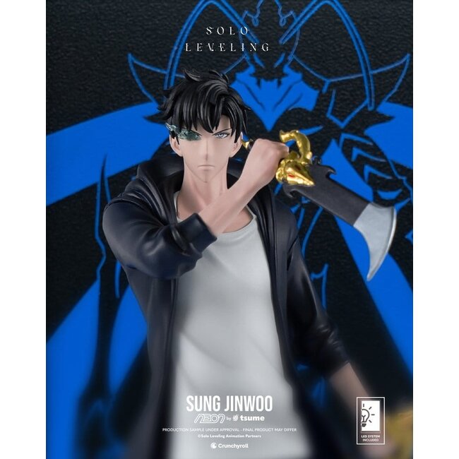 Solo Leveling Neon Figure 1/9 Sung Jinwoo 20 cm