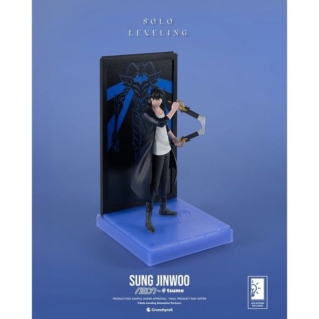 Solo Leveling Neon Figur 1/9 Sung Jinwoo 20 cm