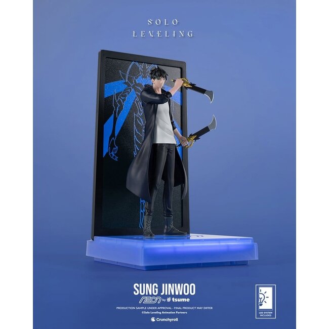 Solo Leveling Neon Figure 1/9 Sung Jinwoo 20 cm