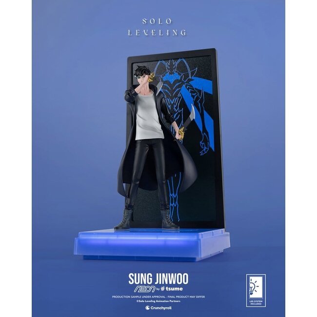 Solo Leveling Neon Figure 1/9 Sung Jinwoo 20 cm