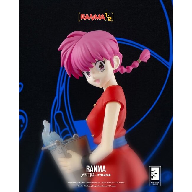 Ranma Neon Figure 1/9 Ranma Saotome Girl 20 cm