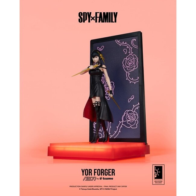 Spy x Family Neonfigur 1/9 Yor Forger 20 cm