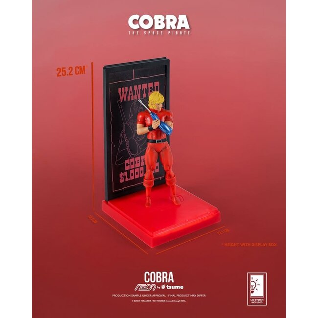 Cobra Neon Figur 1/9 Cobra der Weltraumpirat 20 cm