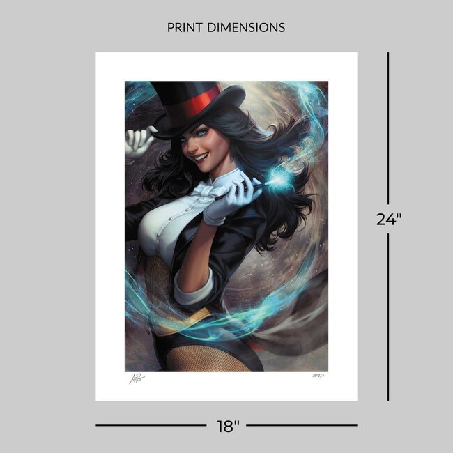 DC Comics Kunstdruck Zatanna: Bring Down the House 46 x 61 cm - ungerahmt