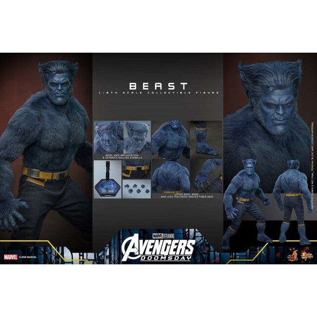 Marvel X-Men Movie Masterpiece Actionfigur 1/6 Beast (Collector Edition) 33 cm